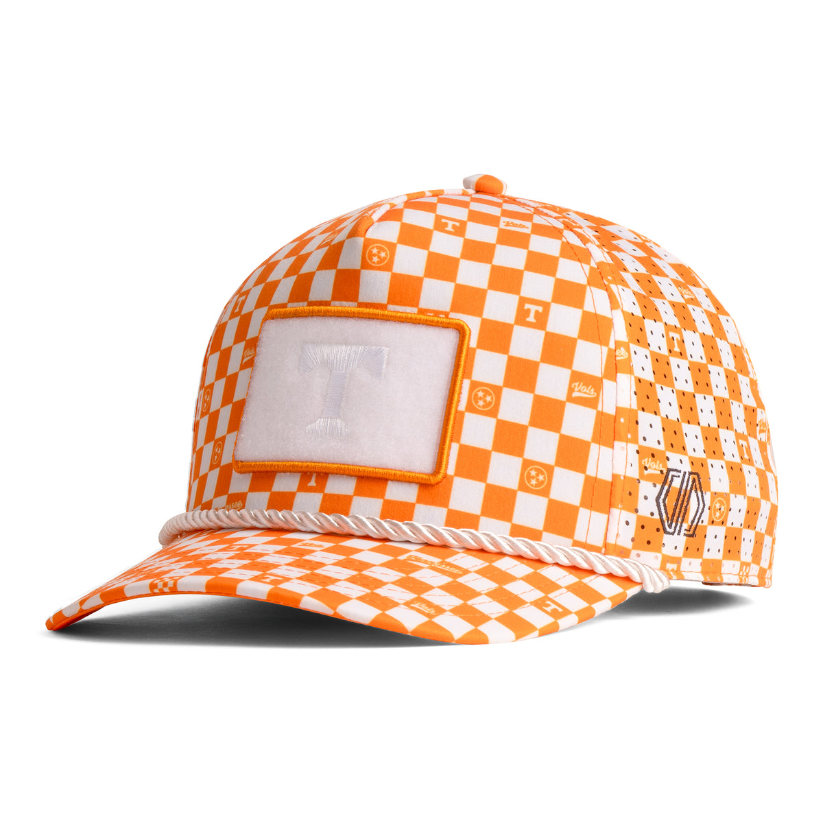 Tennessee Volunteers Checkered Prime Rope Hat