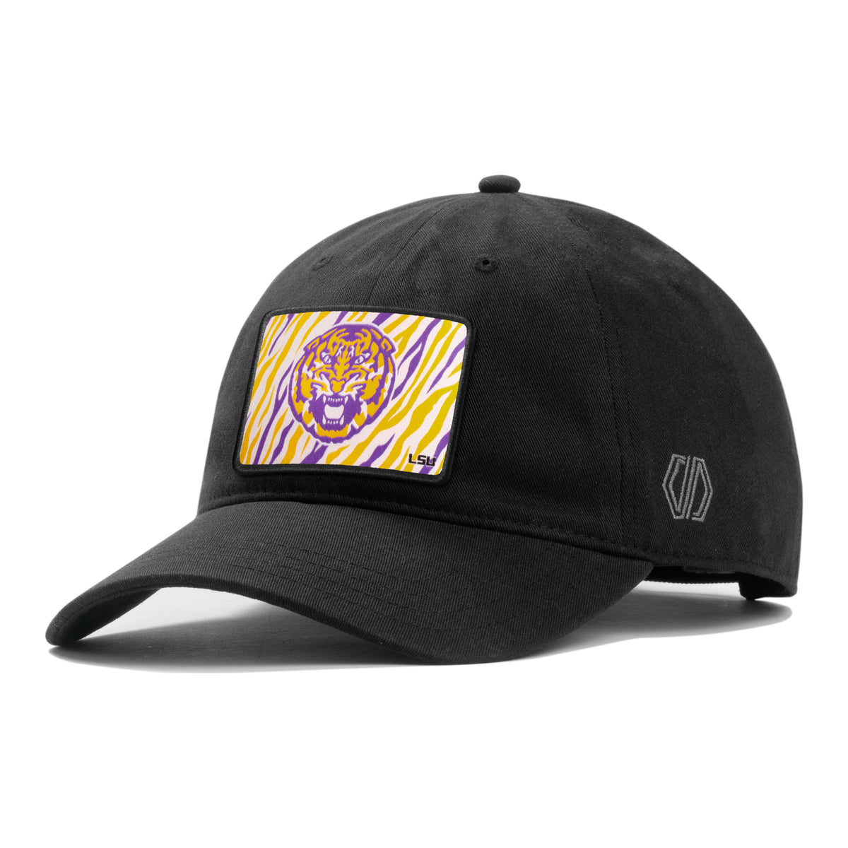 LSU Tigers Striped Woven Hat Patch x INIT Daily Centre Dad Hat