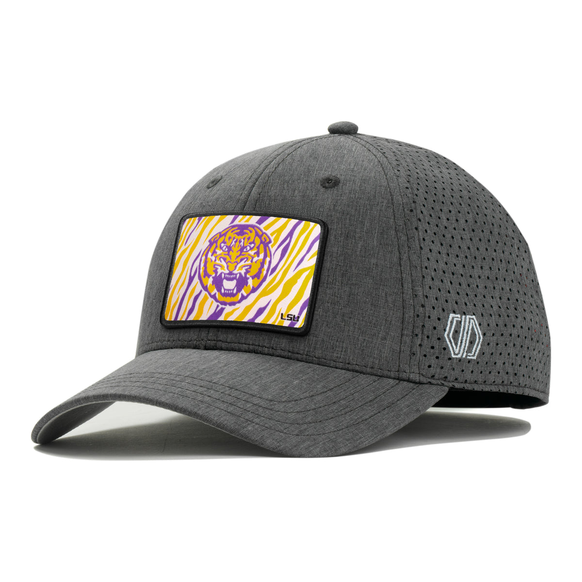 LSU Tigers Striped Woven Hat Patch x INIT Performance Centre Hat