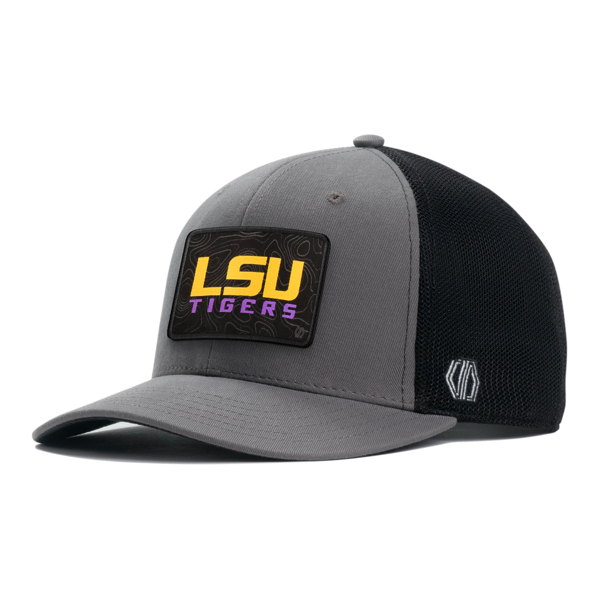 LSU Tigers Topo Woven Hat Patch x INIT Daily Prime Trucker Hat