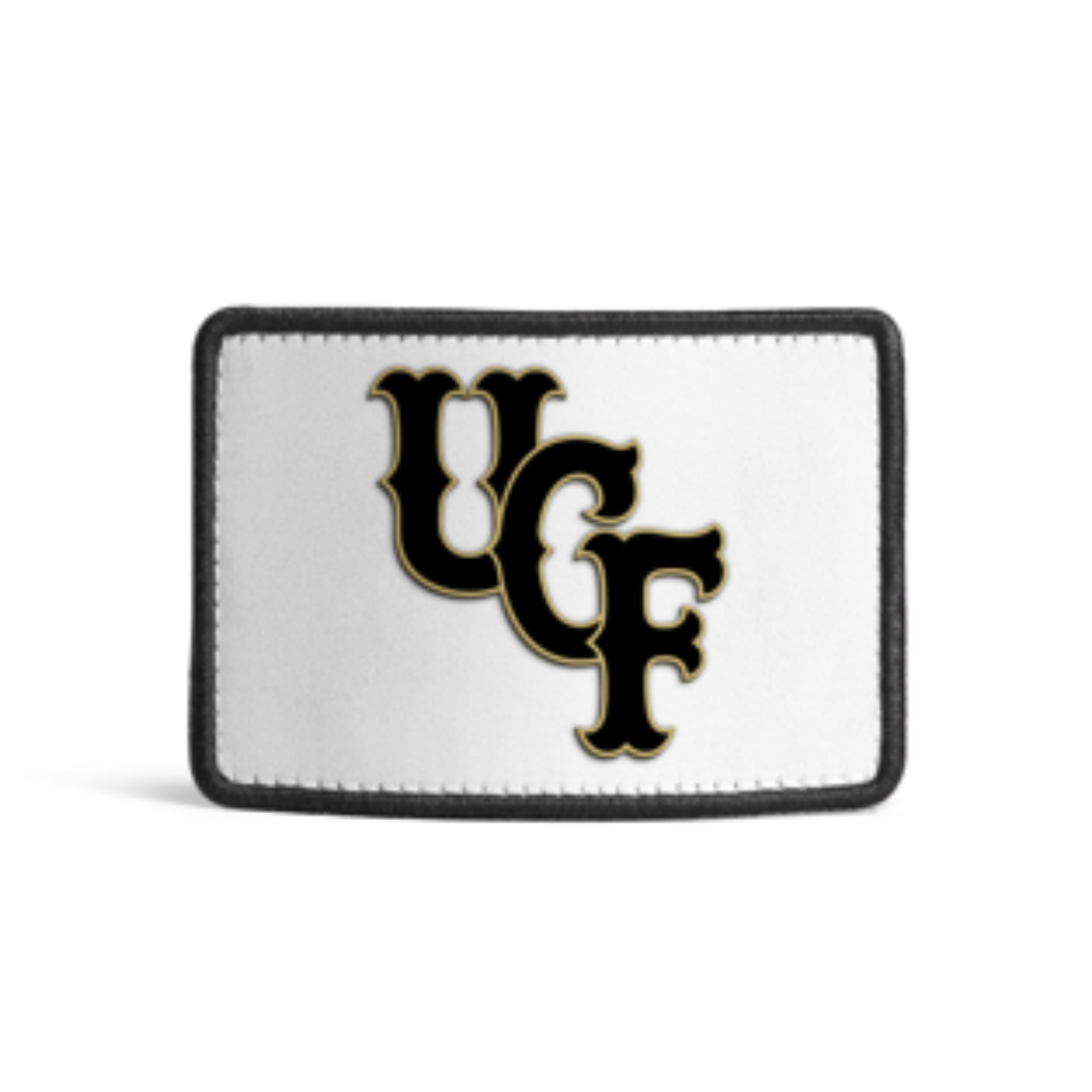 UCF Knights Vintage Script Woven 3D PVC Hat Patch