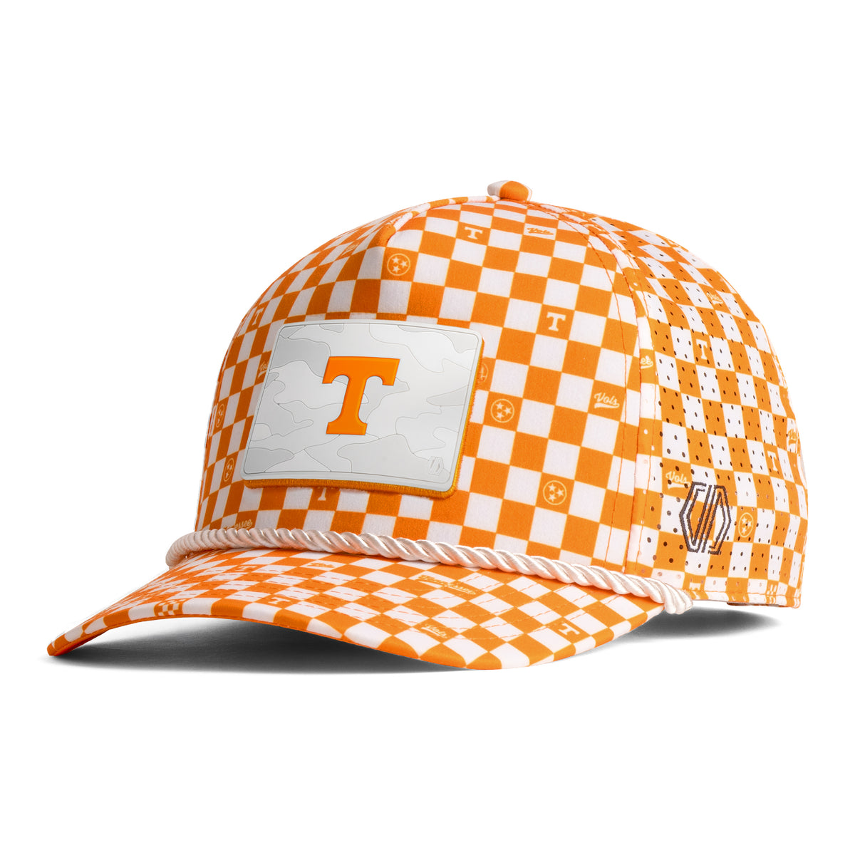 Tennessee Volunteers Snow Camo Hat Patch x Checkered Prime Rope Hat