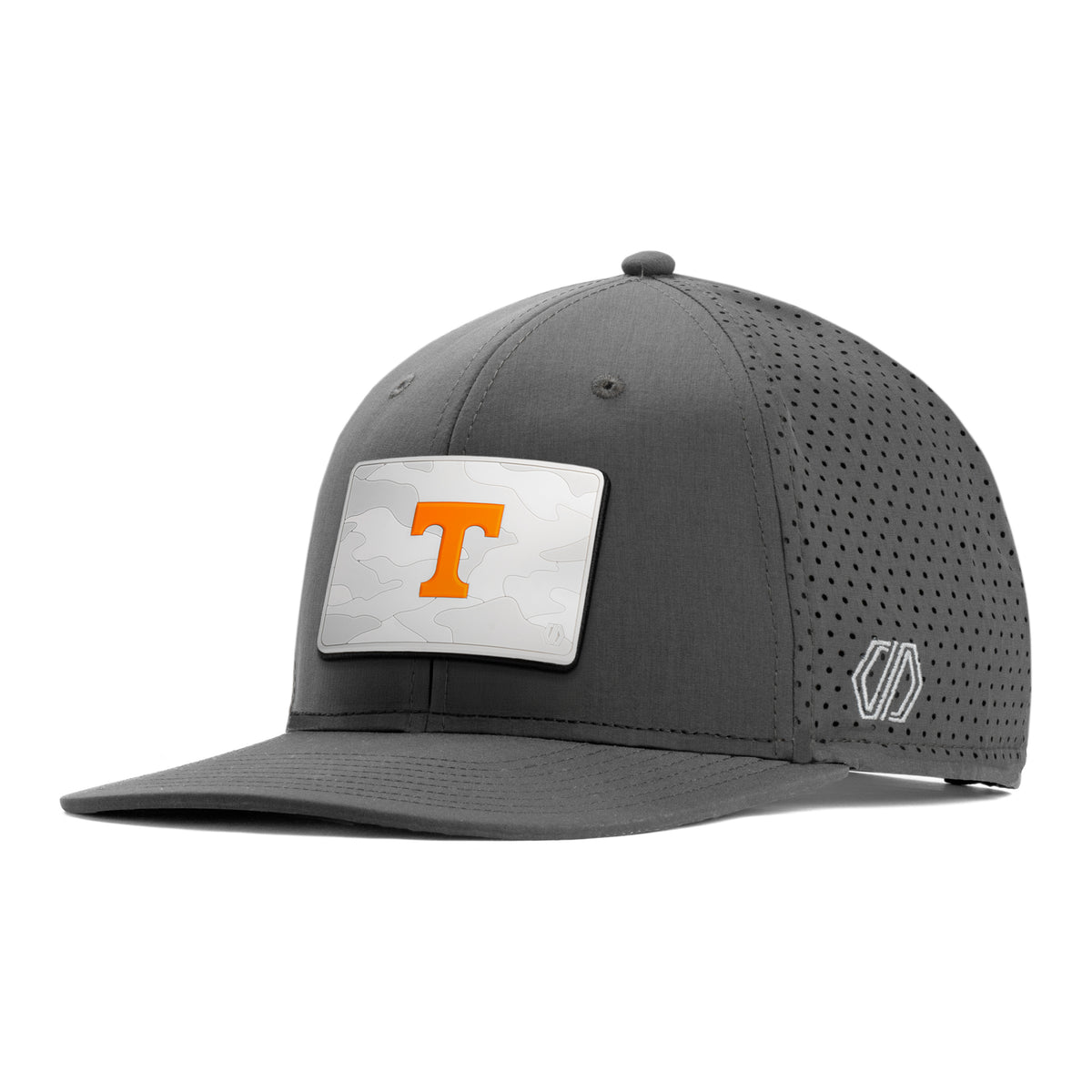 Tennessee Volunteers Snow Camo Hat Patch x INIT Performance Grey Snapback Hat