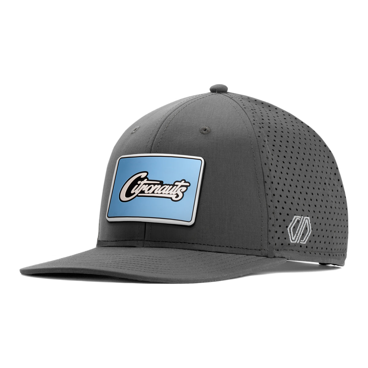 UCF Knights Citronauts 3D PVC Curved Hat Patch x INIT Performance Grey Snapback Hat