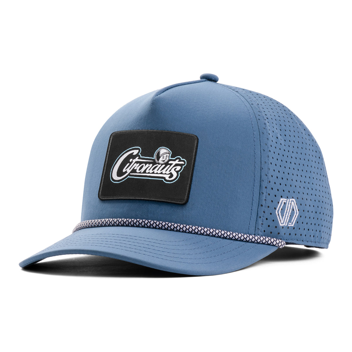 UCF Knights Citronauts Curved Woven Hat Patch x INIT Performance Slate Prime Rope Hat