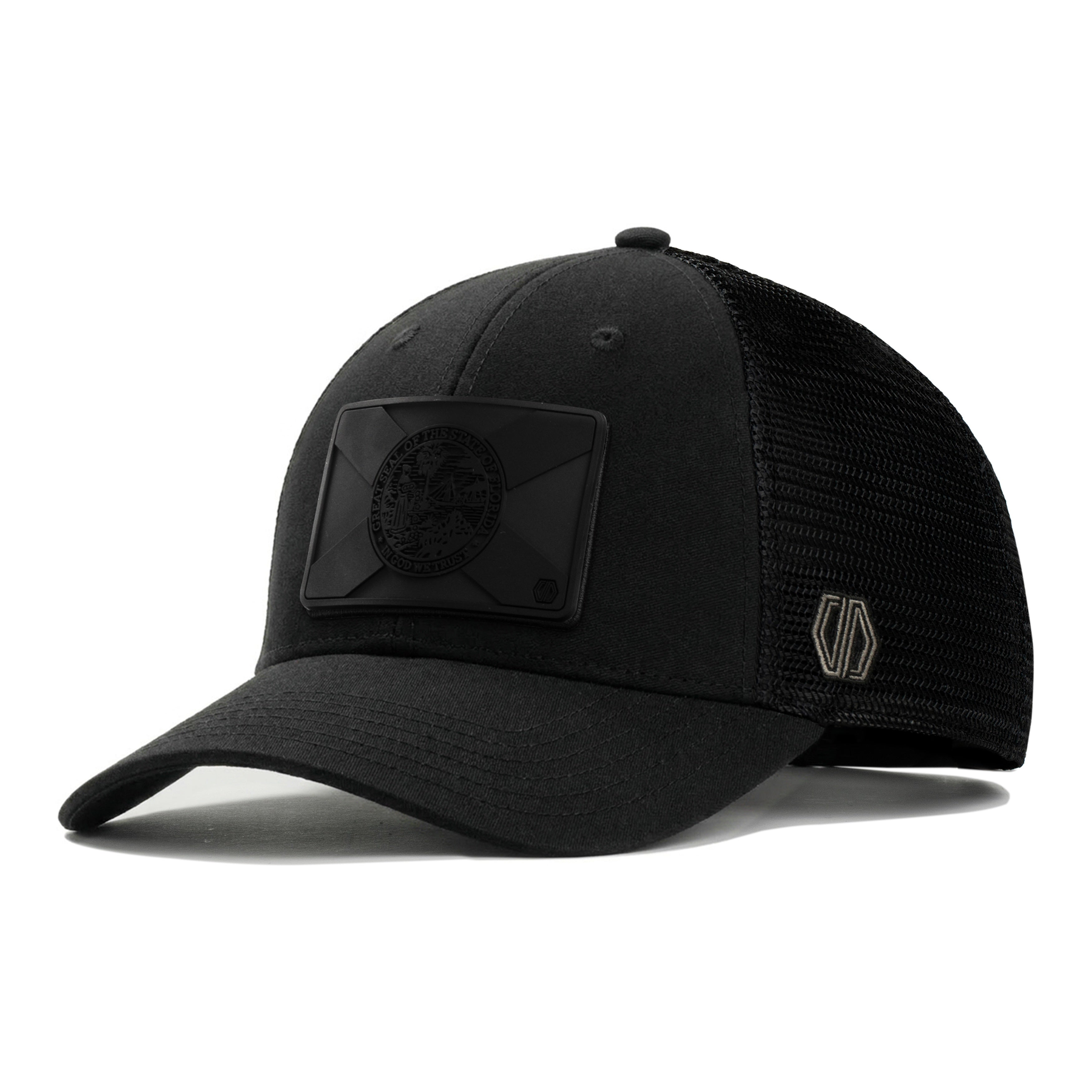 Midnight Florida Flag Rubber PVC Patch x Knights Centre Trucker Hat