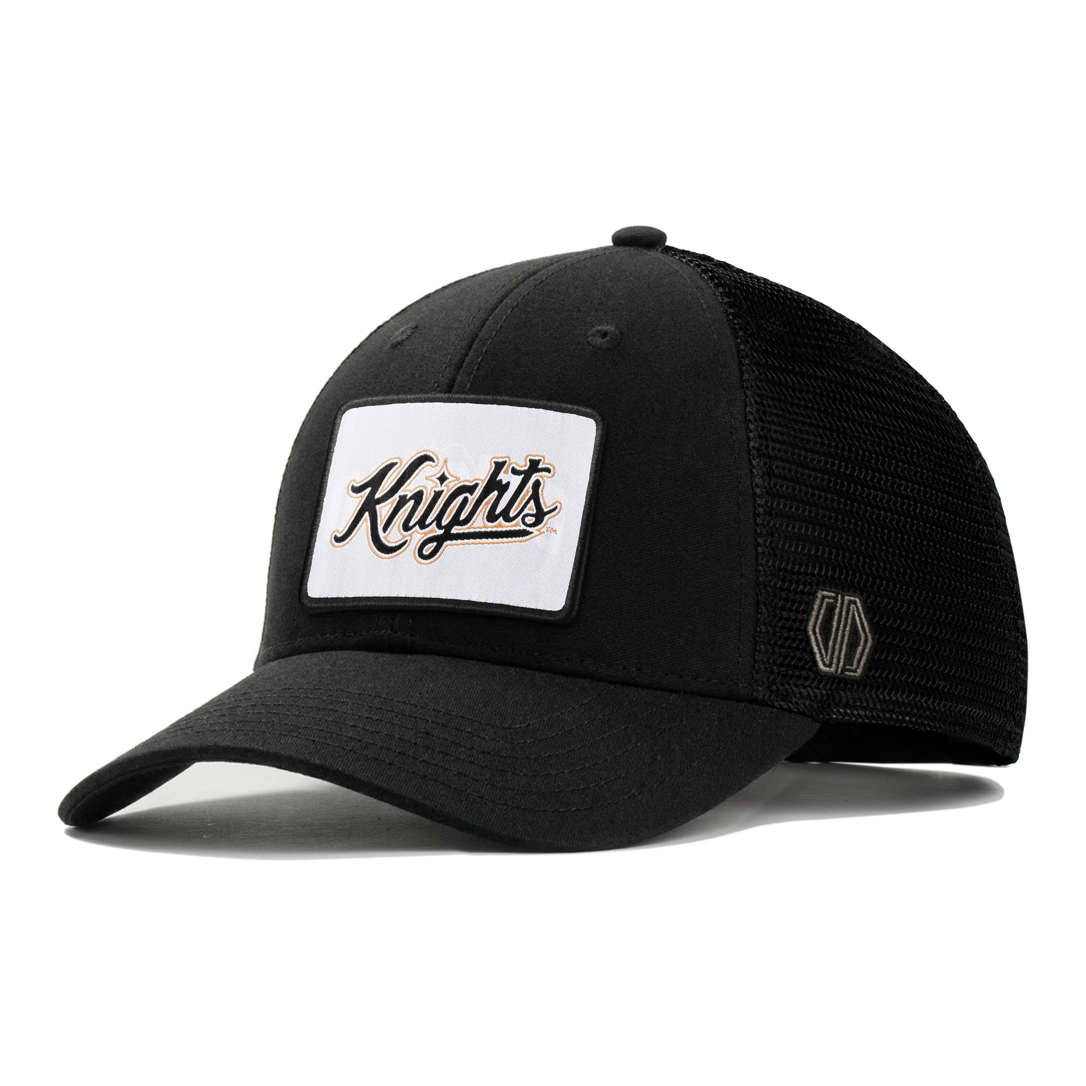 UCF Knights Script Woven Patch x Knights Centre Trucker Hat