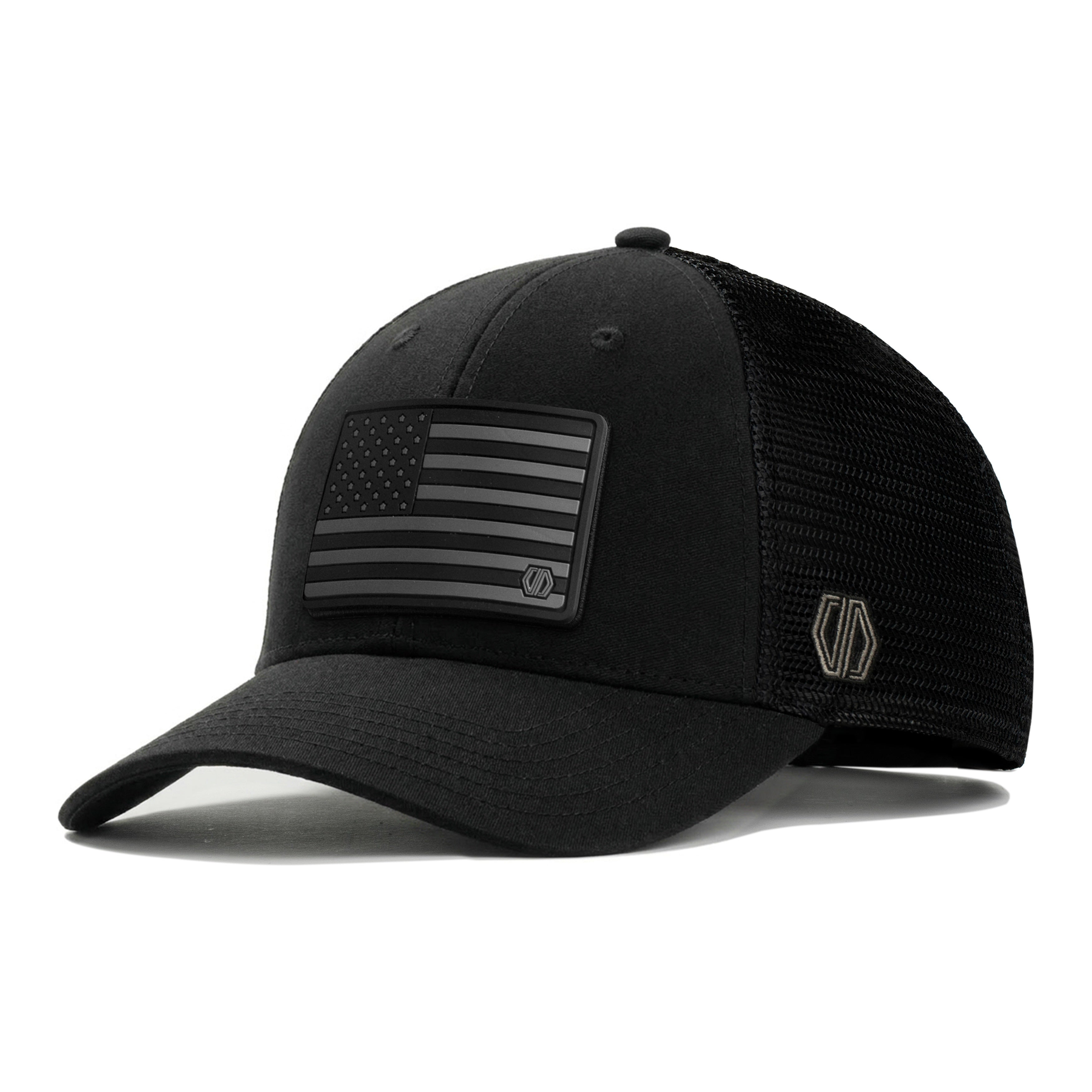 USA Flag Rubber Patch x UCF Knights Centre Trucker Hat