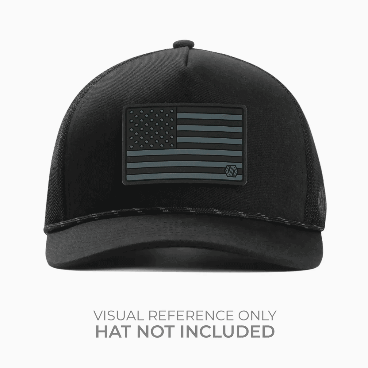 USA Flag Rubber Hat Patch