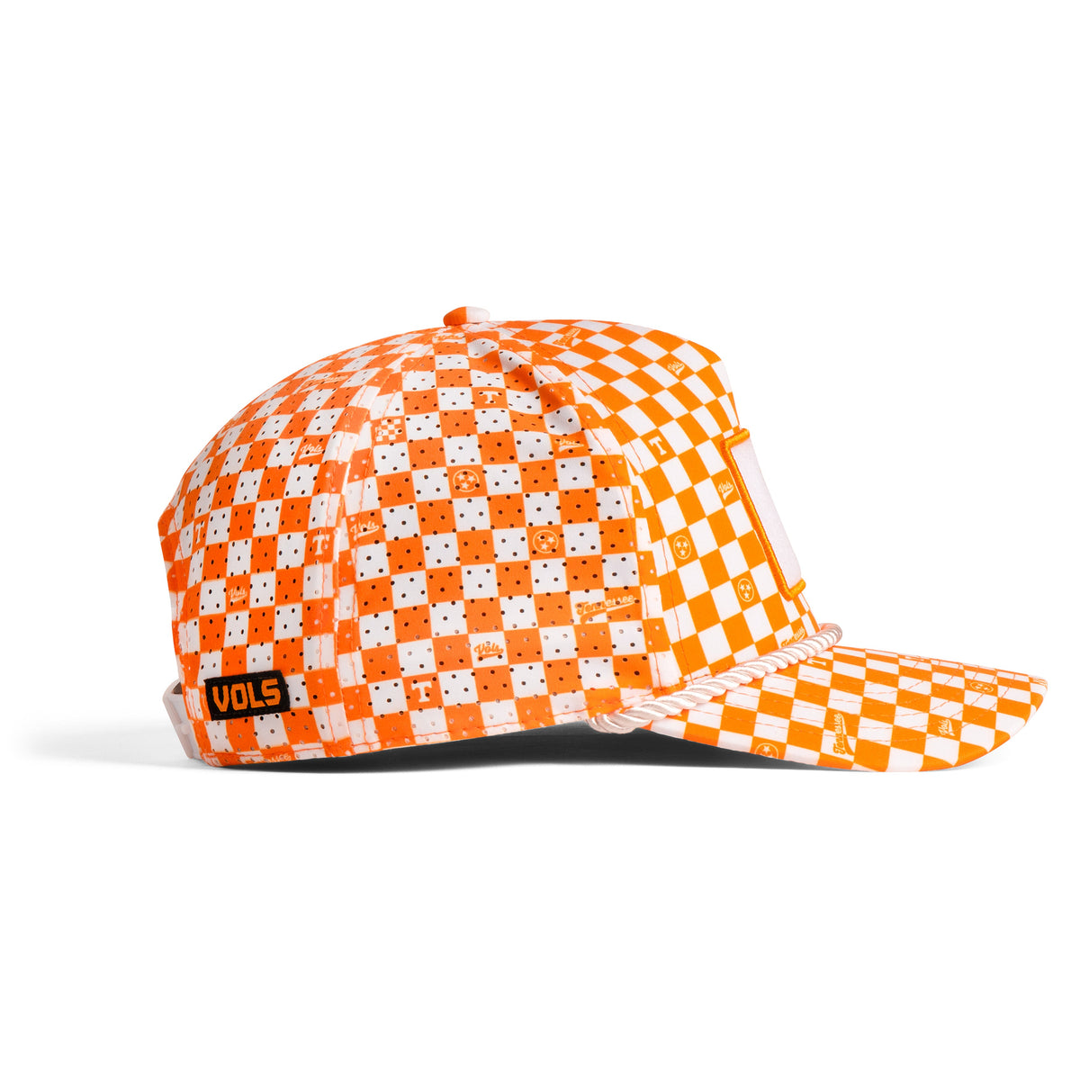 Tennessee Volunteers Snow Camo Hat Patch x Checkered Prime Rope Hat