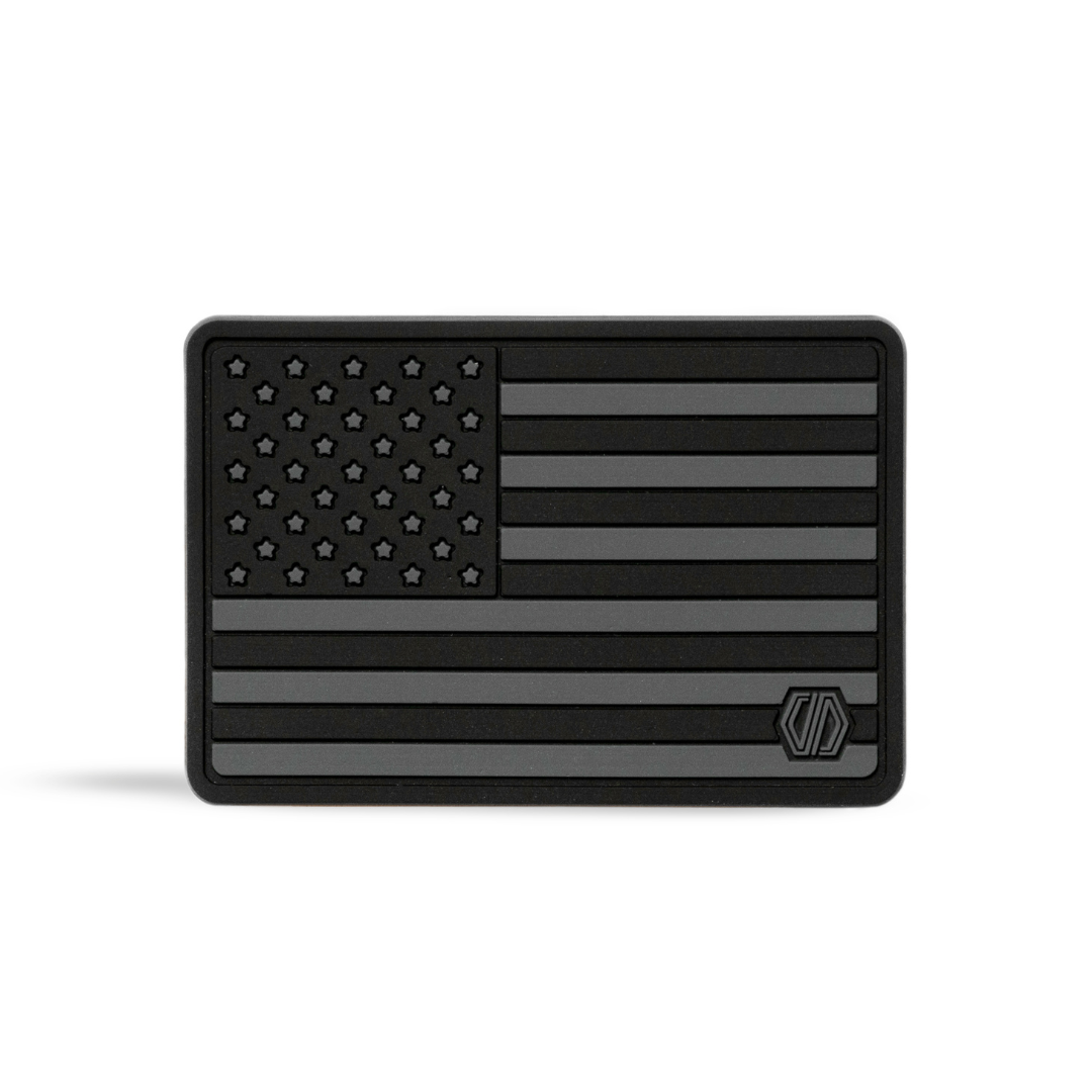 USA Flag Rubber Hat Patch
