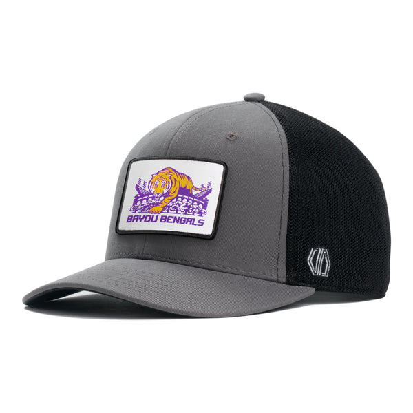 LSU Tigers Bayou Bengals Woven Hat Patch x INIT Daily Prime Trucker Hat