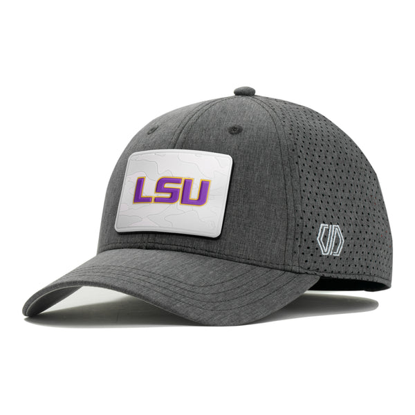 LSU Tigers Signature Snow Camo 3D PVC Hat Patch x INIT Performance Centre Hat