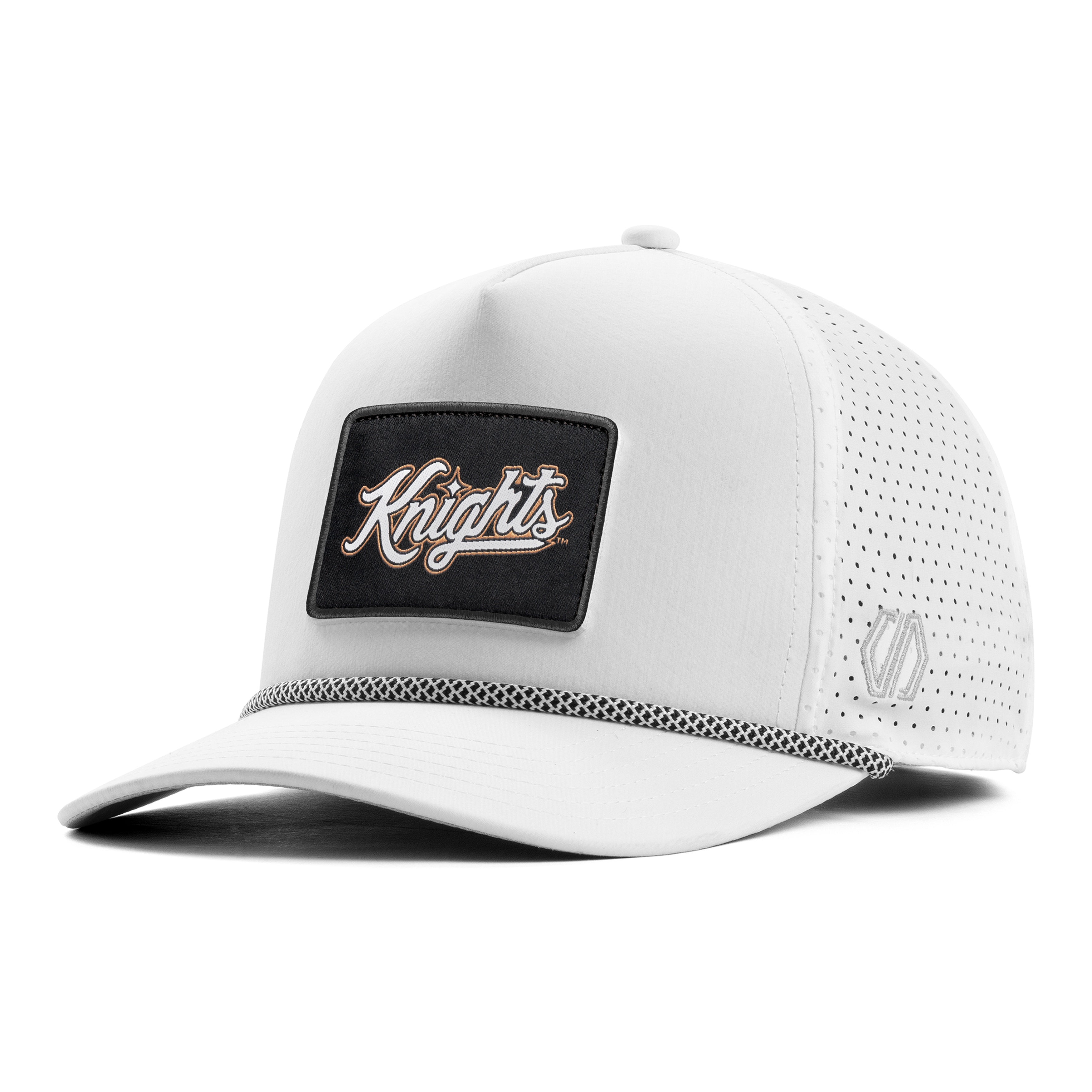 UCF Knights Script Woven Patch x White Rope Hat