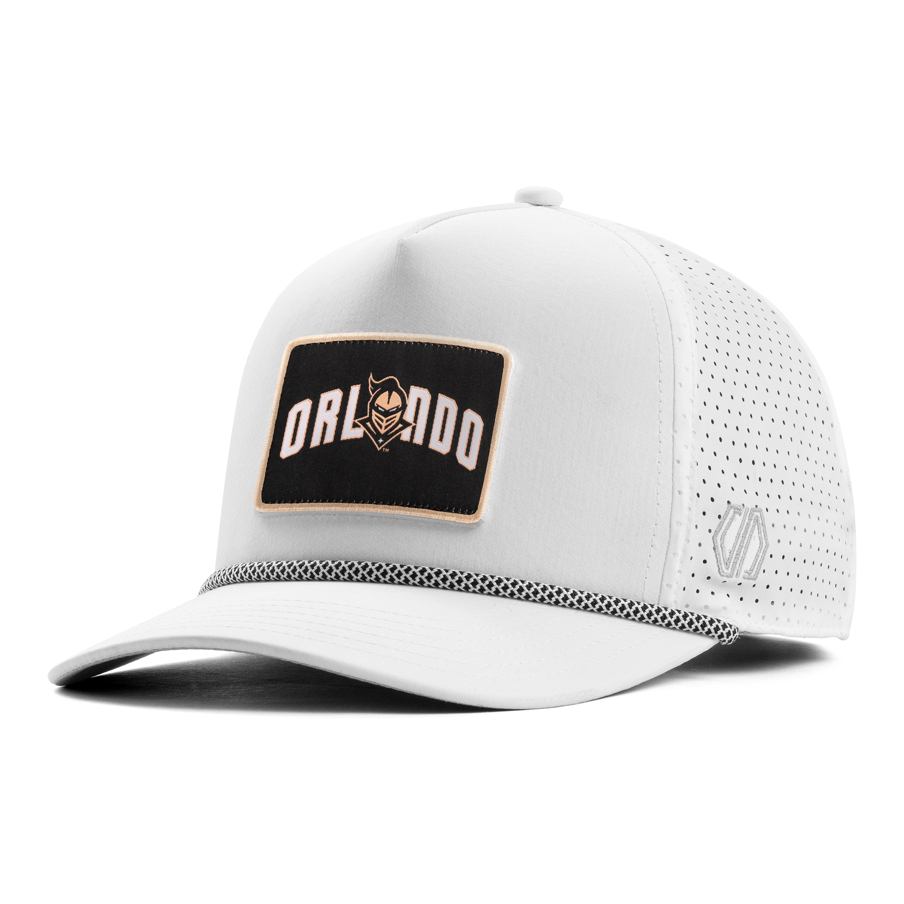 UCF Knights Orlando Woven Patch x White Rope Hat