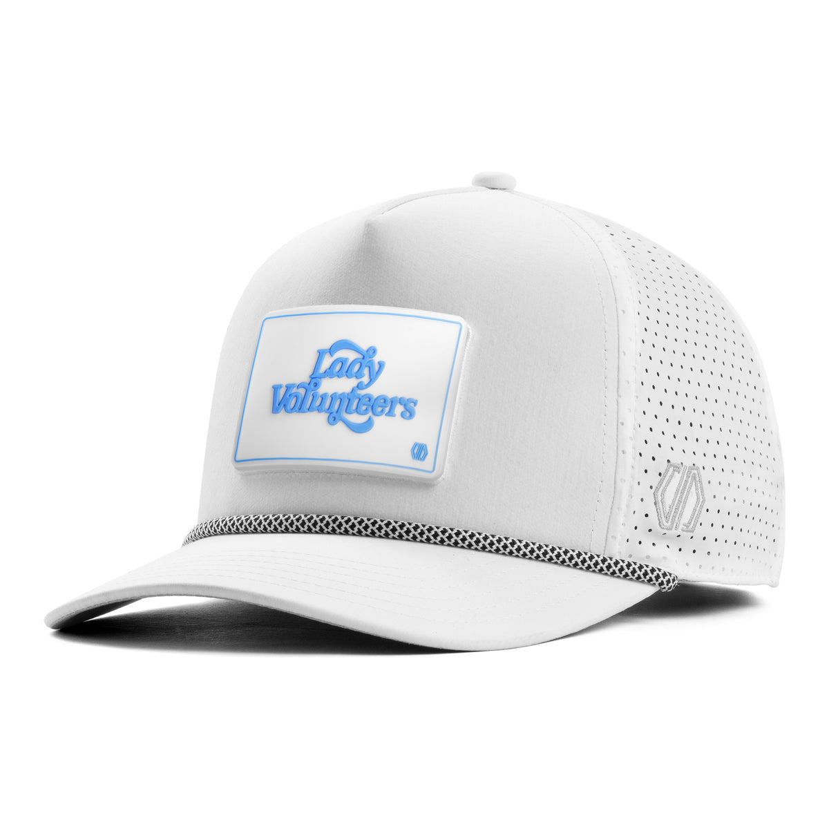 Tennessee Volunteers Lady Vols Hat Patch x INIT Performance White Prime Rope Hat
