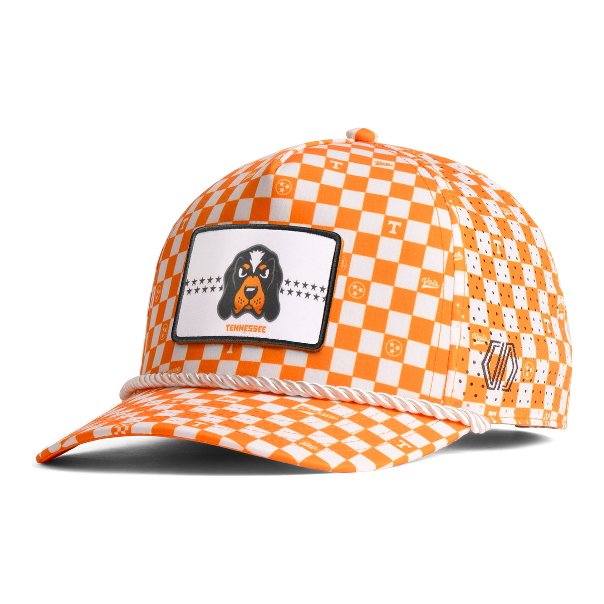 Tennessee Volunteers Smokey Woven Hat Patch x Checkered Prime Rope Hat