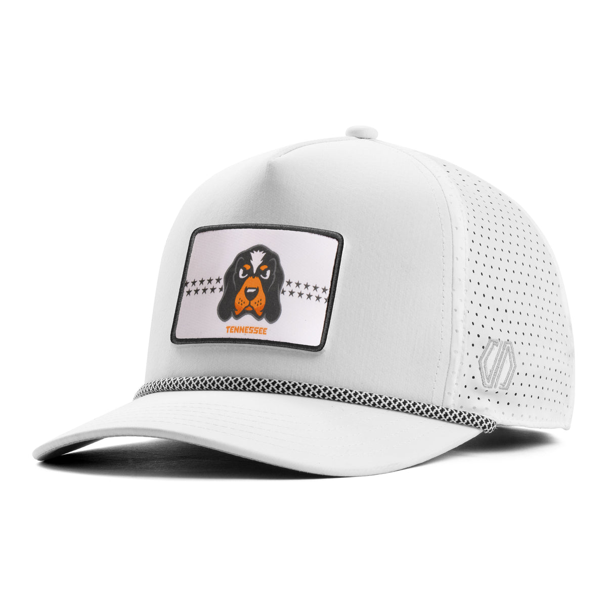 Tennessee Volunteers Smokey Woven Hat Patch x INIT Performance White Prime Rope Hat