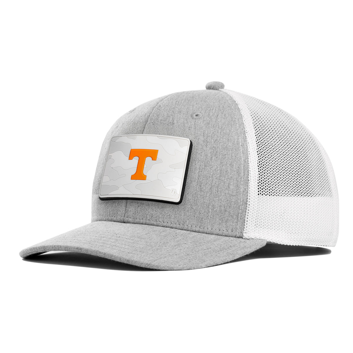 Tennessee Volunteers Snow Camo Hat Patch x INIT Comfort Flex Tech Stretch Hat - Grey Heather