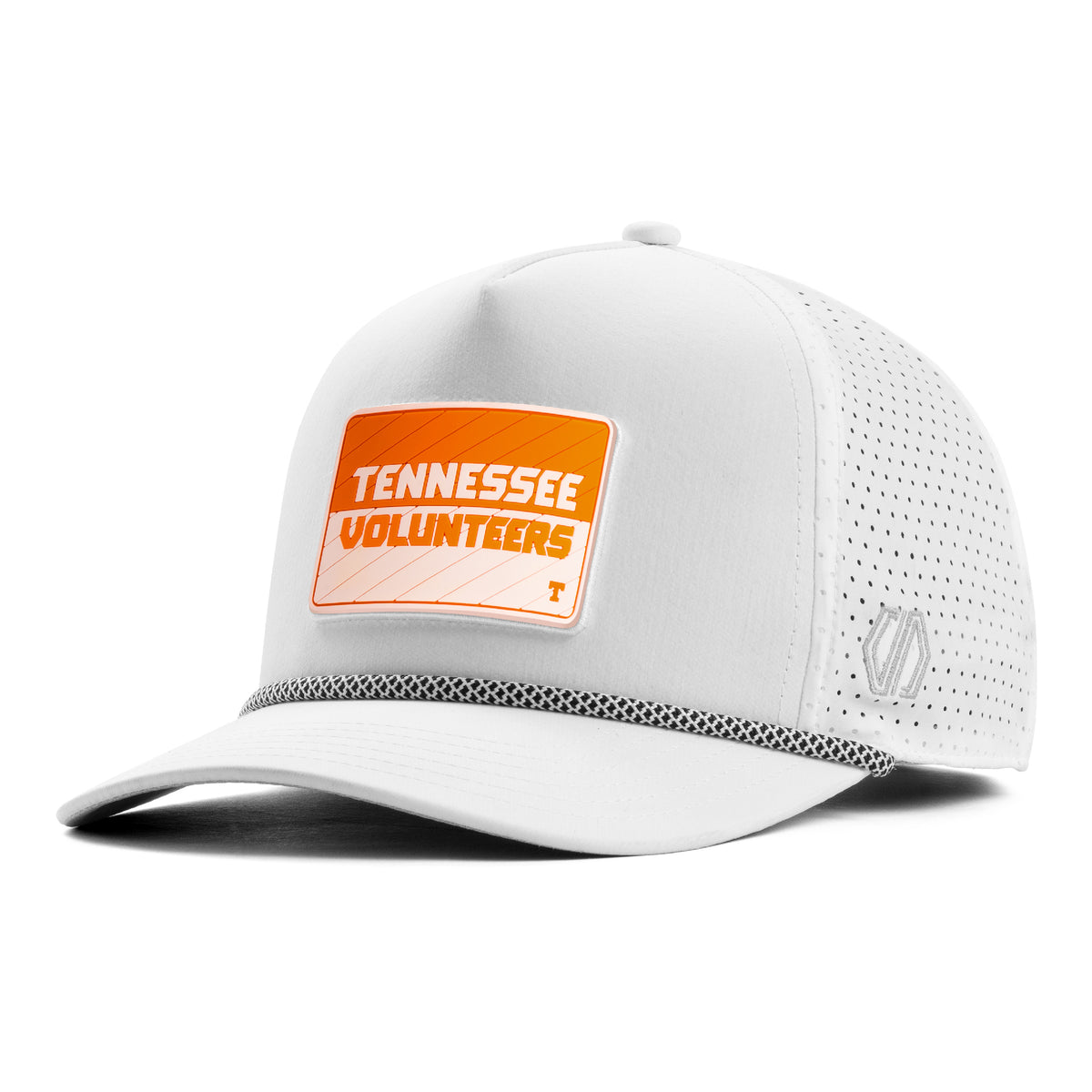 Tennessee Volunteers Two Tone Hat Patch x INIT Performance White Prime Rope Hat