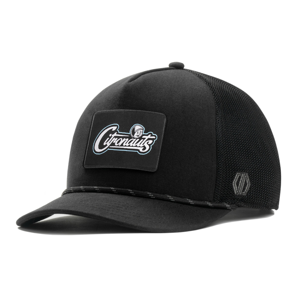 UCF Knights Citronauts Curved Woven Hat Patch x INIT Daily Prime Black Rope Trucker Hat