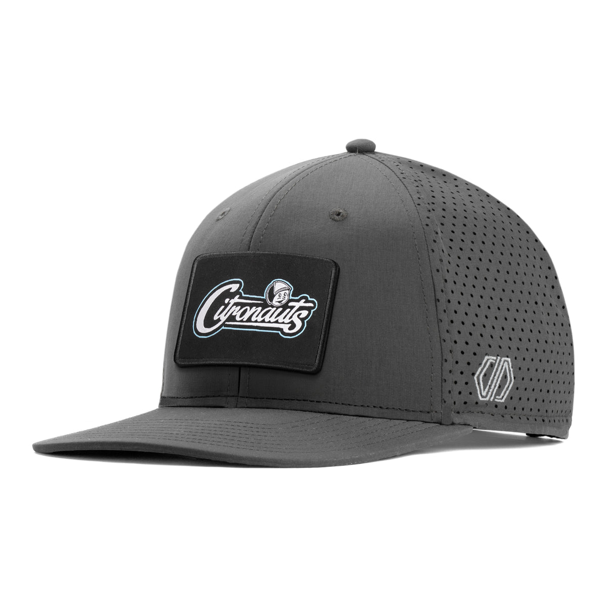 UCF Knights Citronauts Curved Woven Hat Patch x INIT Performance Grey Snapback Hat