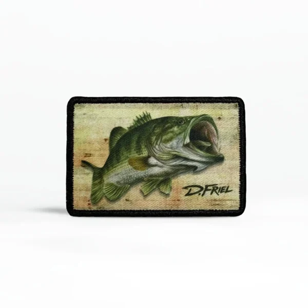 DFRIEL Largemouth Bass Hat Patch