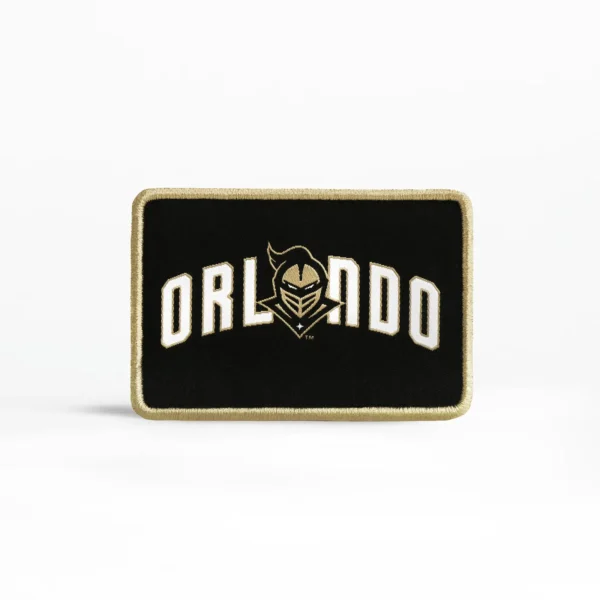 Orlando UCF Woven Black Hat Patch