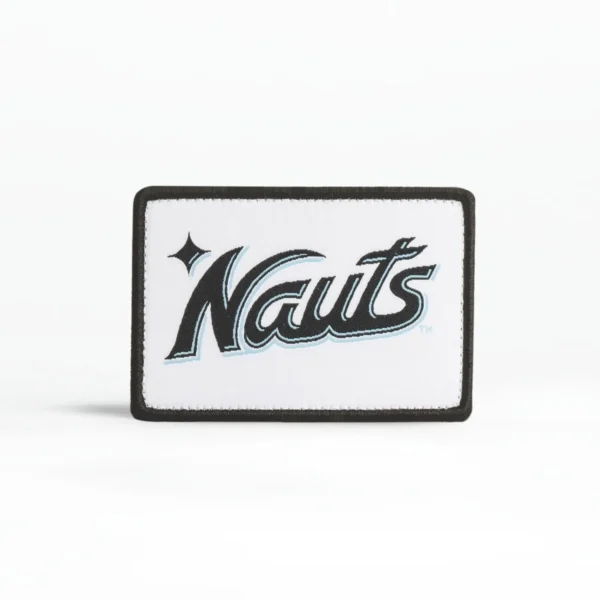Nauts Woven Label Patch- UCF White Space Blue